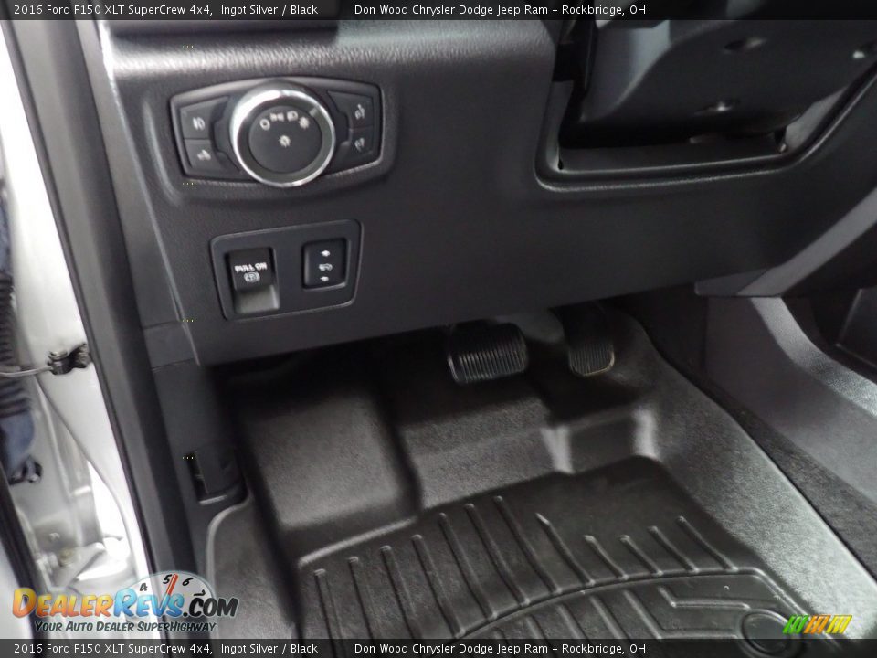 2016 Ford F150 XLT SuperCrew 4x4 Ingot Silver / Black Photo #21