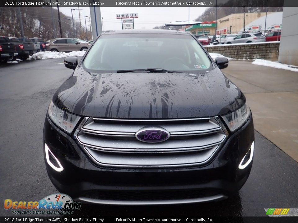 2018 Ford Edge Titanium AWD Shadow Black / Ebony Photo #8