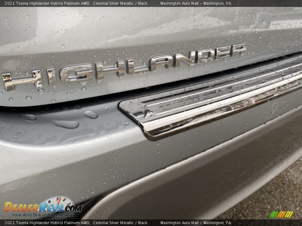 2021 Toyota Highlander Hybrid Platinum AWD Celestial Silver Metallic / Black Photo #30