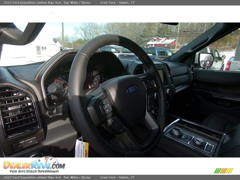 2020 Ford Expedition Limited Max 4x4 Star White / Ebony Photo #10