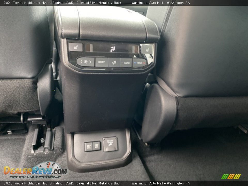 2021 Toyota Highlander Hybrid Platinum AWD Celestial Silver Metallic / Black Photo #33