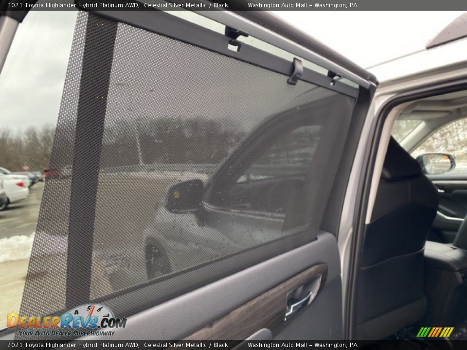 2021 Toyota Highlander Hybrid Platinum AWD Celestial Silver Metallic / Black Photo #35