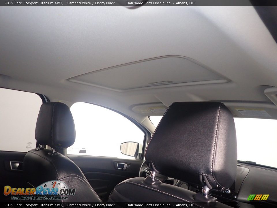 2019 Ford EcoSport Titanium 4WD Diamond White / Ebony Black Photo #2