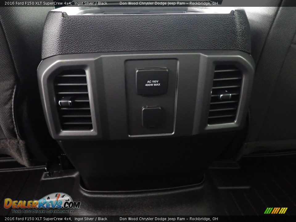 2016 Ford F150 XLT SuperCrew 4x4 Ingot Silver / Black Photo #27