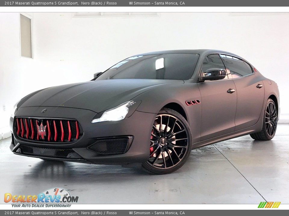 2017 Maserati Quattroporte S GrandSport Nero (Black) / Rosso Photo #12