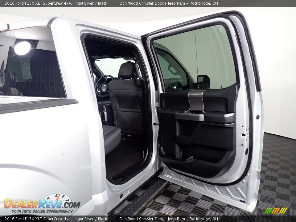 2016 Ford F150 XLT SuperCrew 4x4 Ingot Silver / Black Photo #29