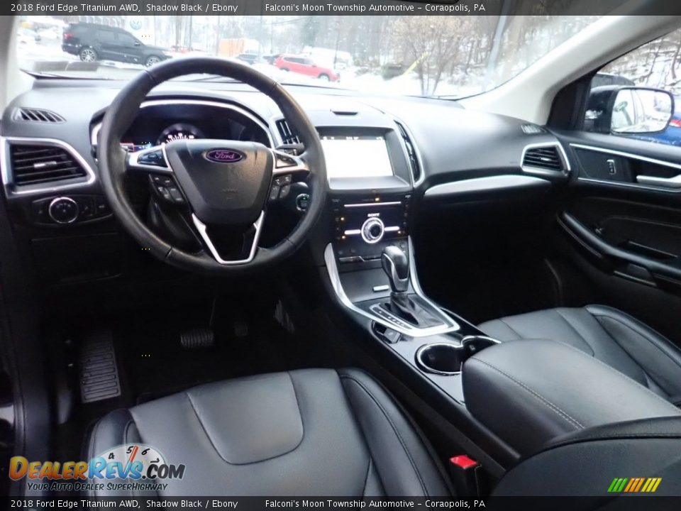 2018 Ford Edge Titanium AWD Shadow Black / Ebony Photo #17