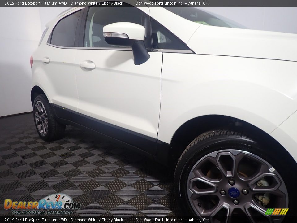 2019 Ford EcoSport Titanium 4WD Diamond White / Ebony Black Photo #7