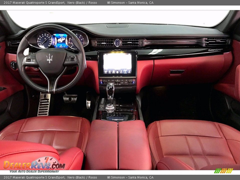 Rosso Interior - 2017 Maserati Quattroporte S GrandSport Photo #15