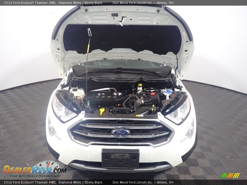 2019 Ford EcoSport Titanium 4WD Diamond White / Ebony Black Photo #9