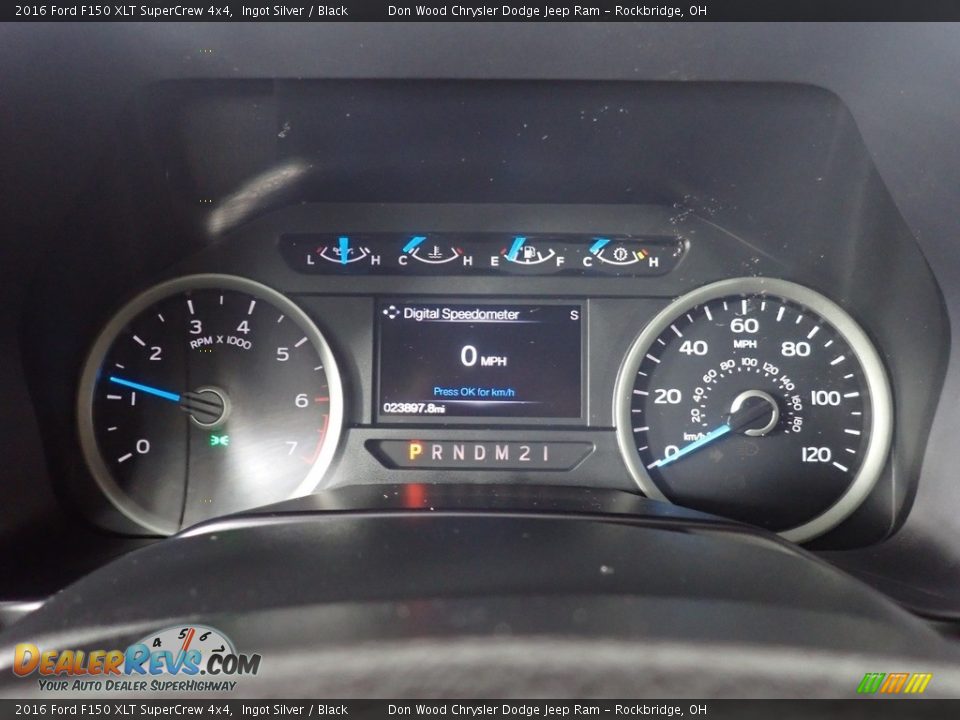 2016 Ford F150 XLT SuperCrew 4x4 Ingot Silver / Black Photo #34