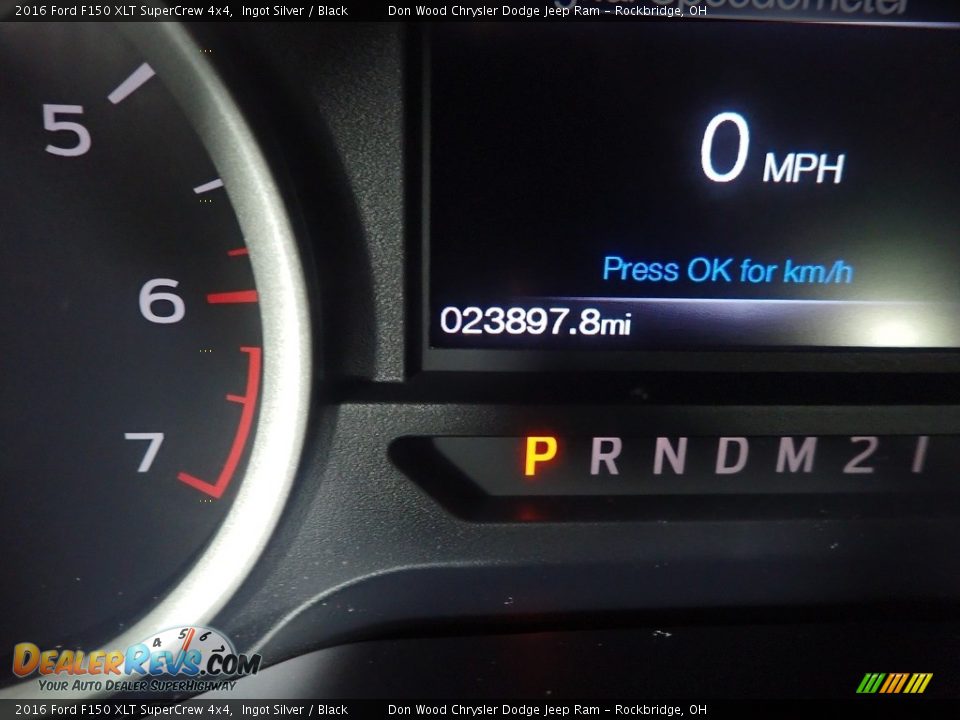 2016 Ford F150 XLT SuperCrew 4x4 Ingot Silver / Black Photo #35