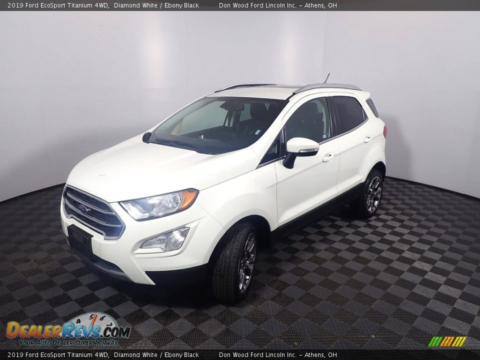 2019 Ford EcoSport Titanium 4WD Diamond White / Ebony Black Photo #11