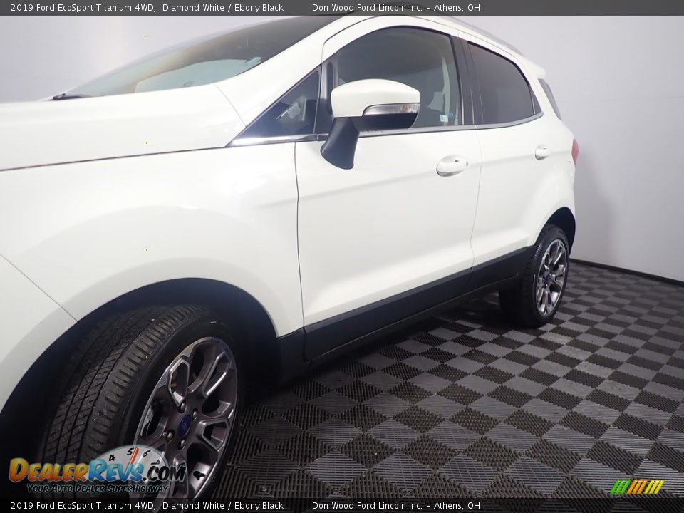 2019 Ford EcoSport Titanium 4WD Diamond White / Ebony Black Photo #12