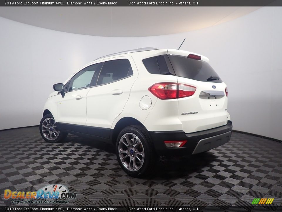 2019 Ford EcoSport Titanium 4WD Diamond White / Ebony Black Photo #13