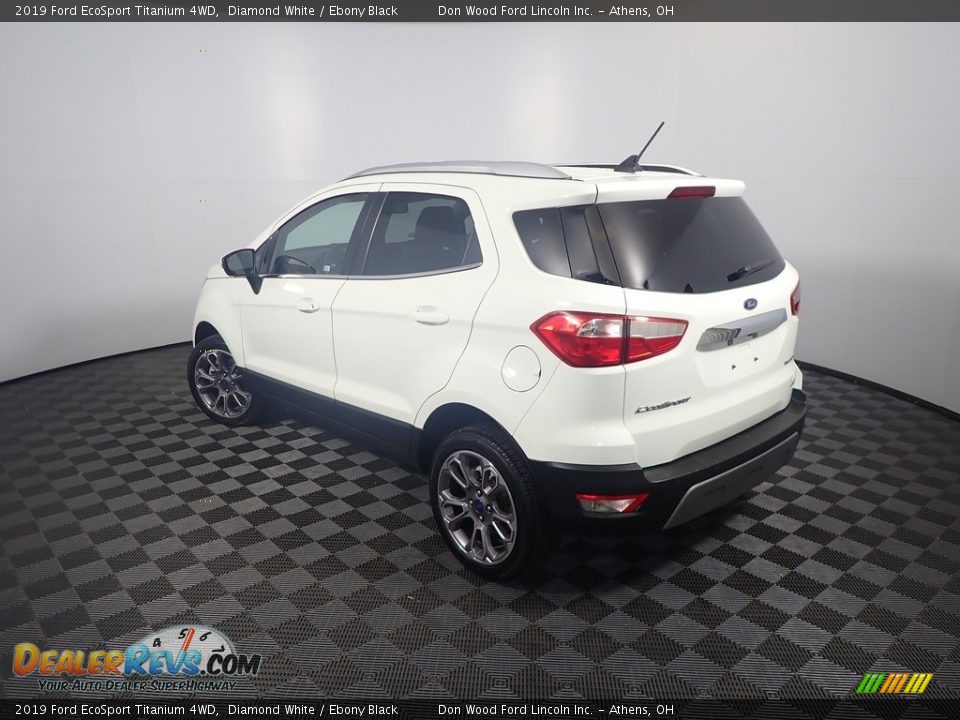 2019 Ford EcoSport Titanium 4WD Diamond White / Ebony Black Photo #14