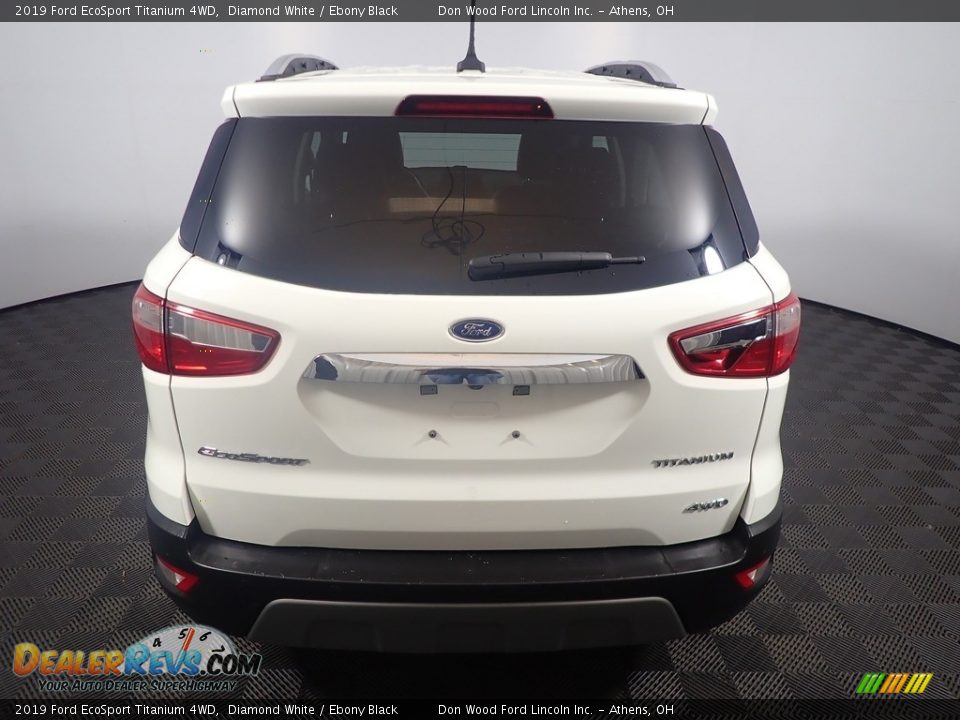 2019 Ford EcoSport Titanium 4WD Diamond White / Ebony Black Photo #15