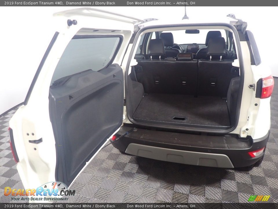 2019 Ford EcoSport Titanium 4WD Diamond White / Ebony Black Photo #16