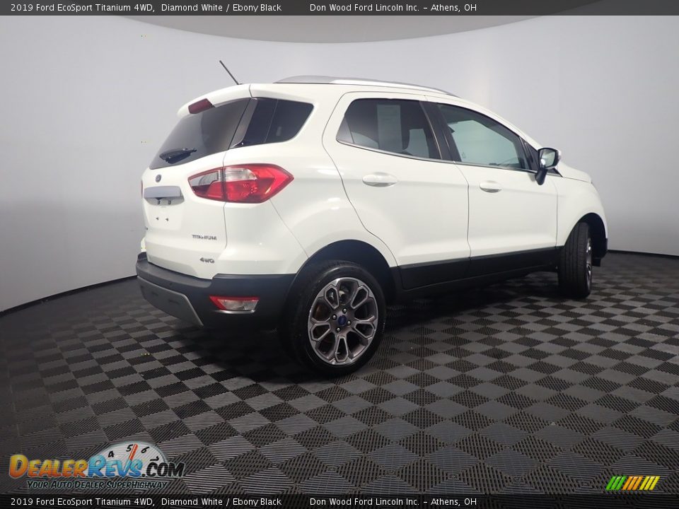 2019 Ford EcoSport Titanium 4WD Diamond White / Ebony Black Photo #18