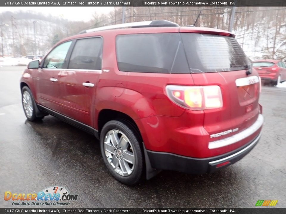 2017 GMC Acadia Limited AWD Crimson Red Tintcoat / Dark Cashmere Photo #5