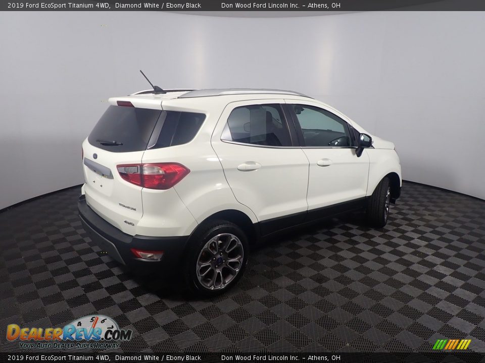 2019 Ford EcoSport Titanium 4WD Diamond White / Ebony Black Photo #19