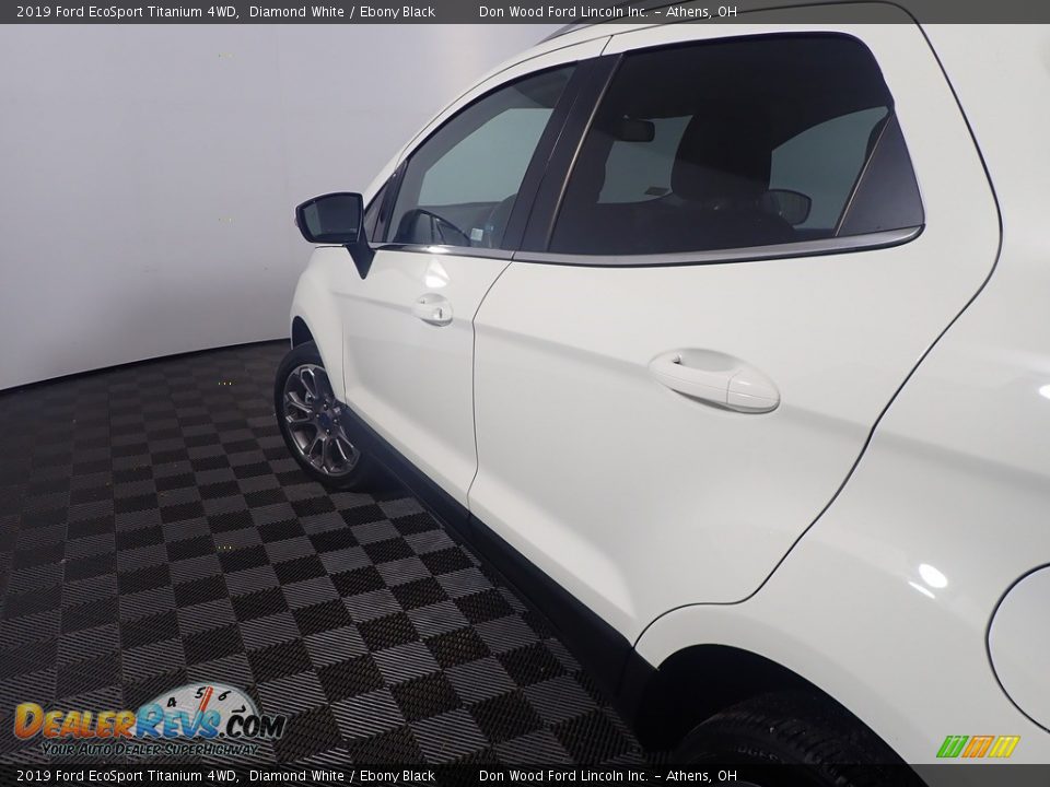 2019 Ford EcoSport Titanium 4WD Diamond White / Ebony Black Photo #20
