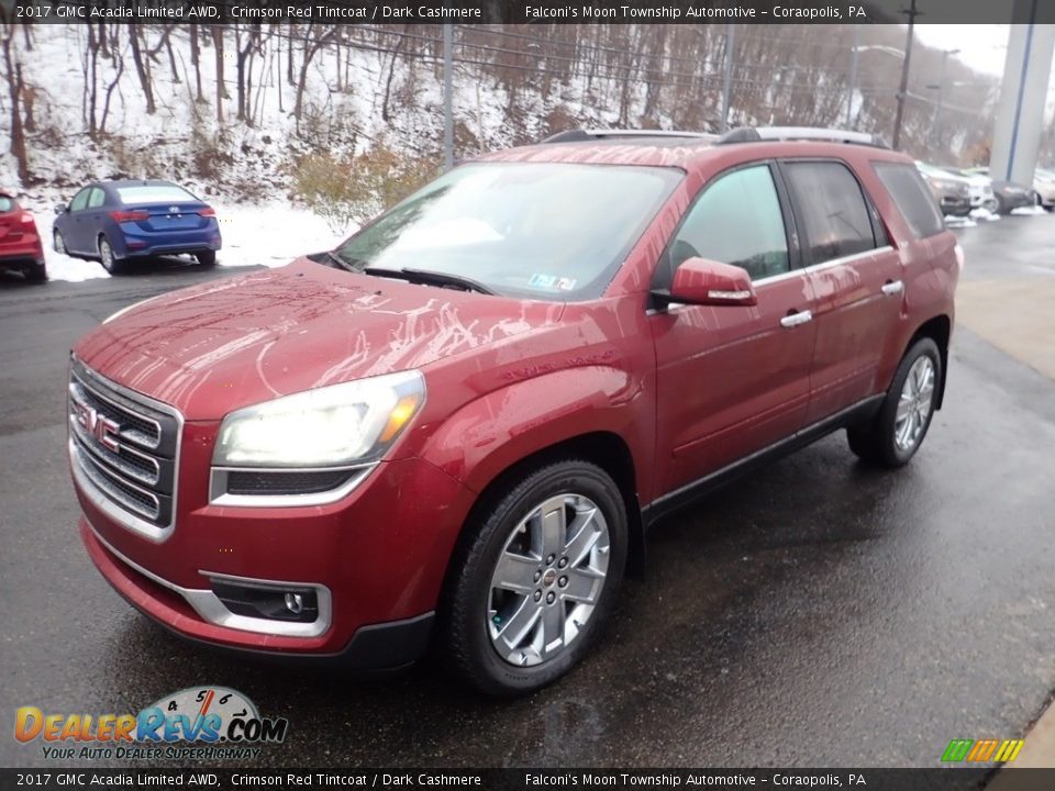 2017 GMC Acadia Limited AWD Crimson Red Tintcoat / Dark Cashmere Photo #7