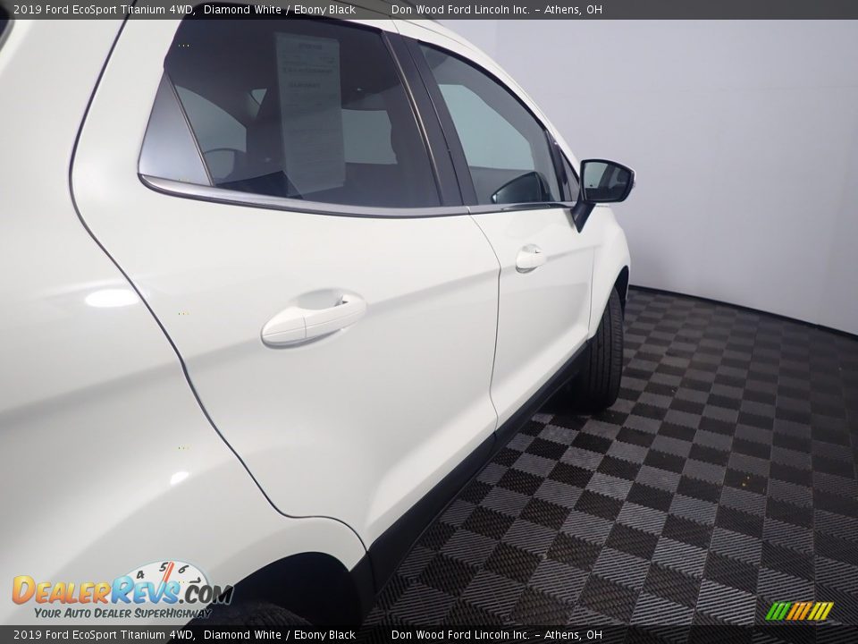 2019 Ford EcoSport Titanium 4WD Diamond White / Ebony Black Photo #21
