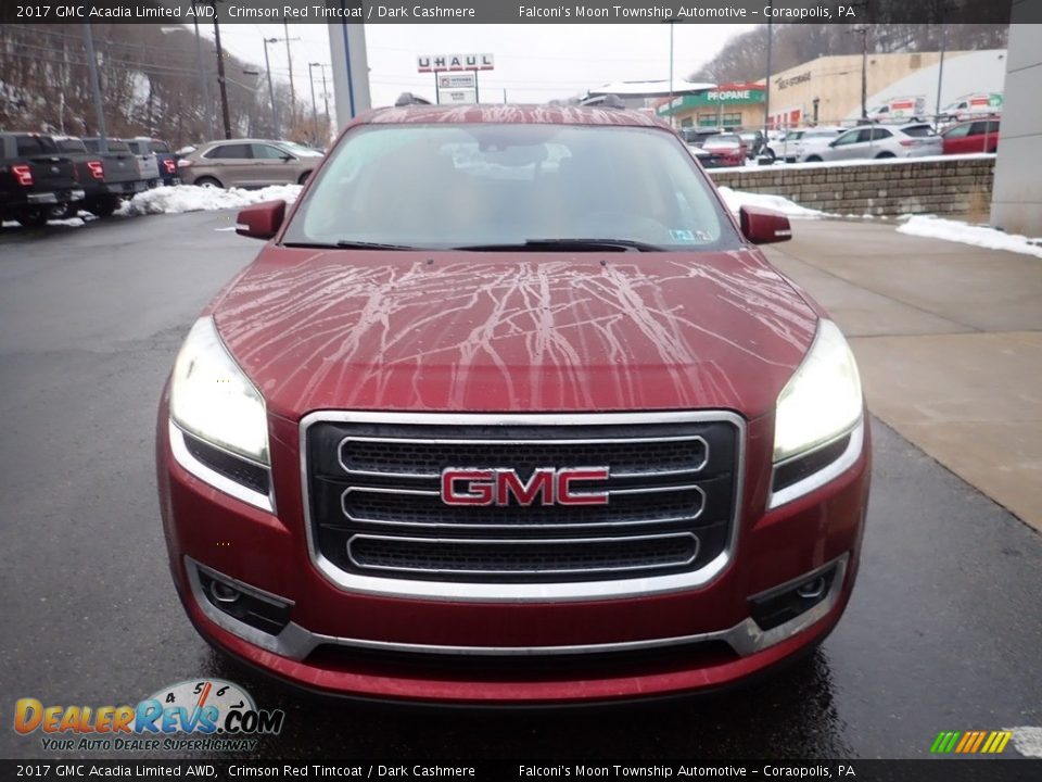 2017 GMC Acadia Limited AWD Crimson Red Tintcoat / Dark Cashmere Photo #8