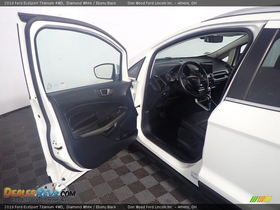 2019 Ford EcoSport Titanium 4WD Diamond White / Ebony Black Photo #22
