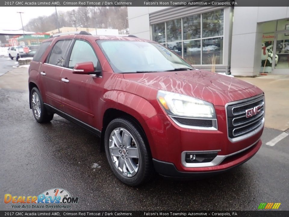 2017 GMC Acadia Limited AWD Crimson Red Tintcoat / Dark Cashmere Photo #9