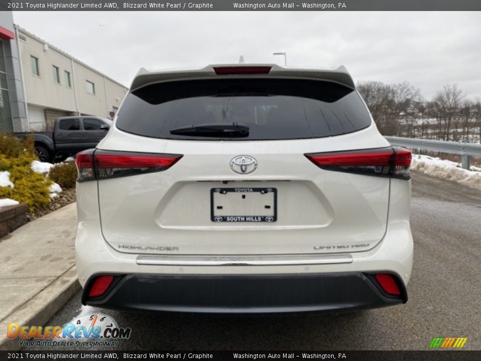 2021 Toyota Highlander Limited AWD Blizzard White Pearl / Graphite Photo #15