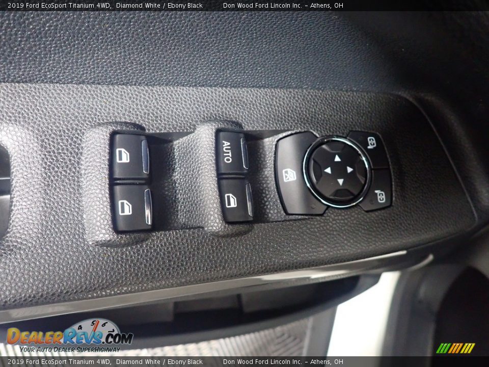 2019 Ford EcoSport Titanium 4WD Diamond White / Ebony Black Photo #23