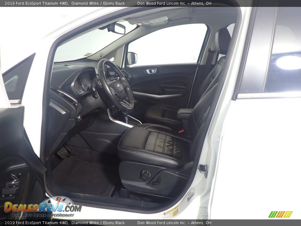 2019 Ford EcoSport Titanium 4WD Diamond White / Ebony Black Photo #24