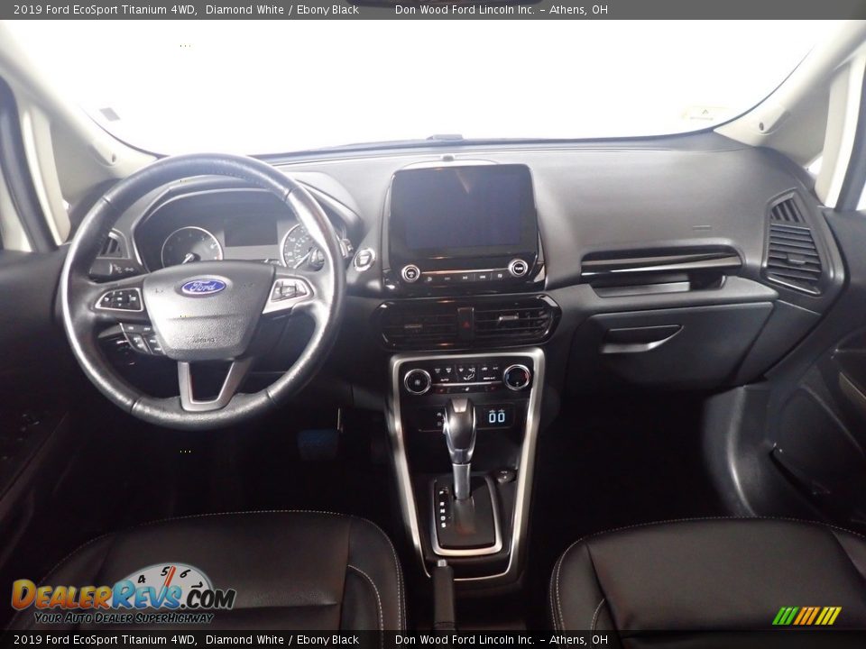 2019 Ford EcoSport Titanium 4WD Diamond White / Ebony Black Photo #26