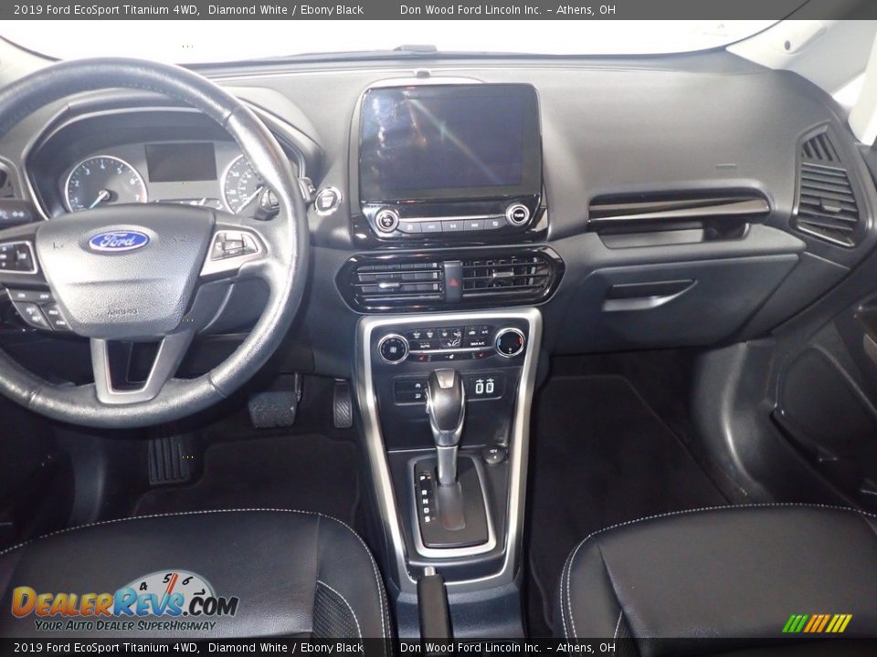 2019 Ford EcoSport Titanium 4WD Diamond White / Ebony Black Photo #27