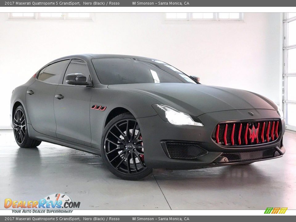 2017 Maserati Quattroporte S GrandSport Nero (Black) / Rosso Photo #34