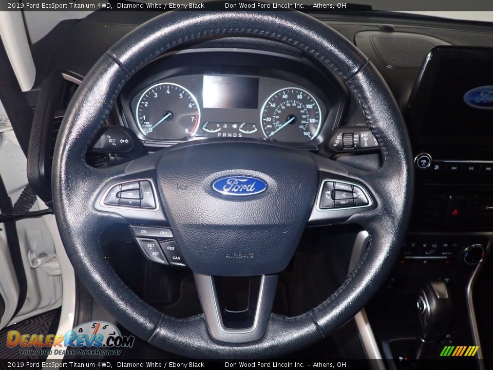 2019 Ford EcoSport Titanium 4WD Diamond White / Ebony Black Photo #29
