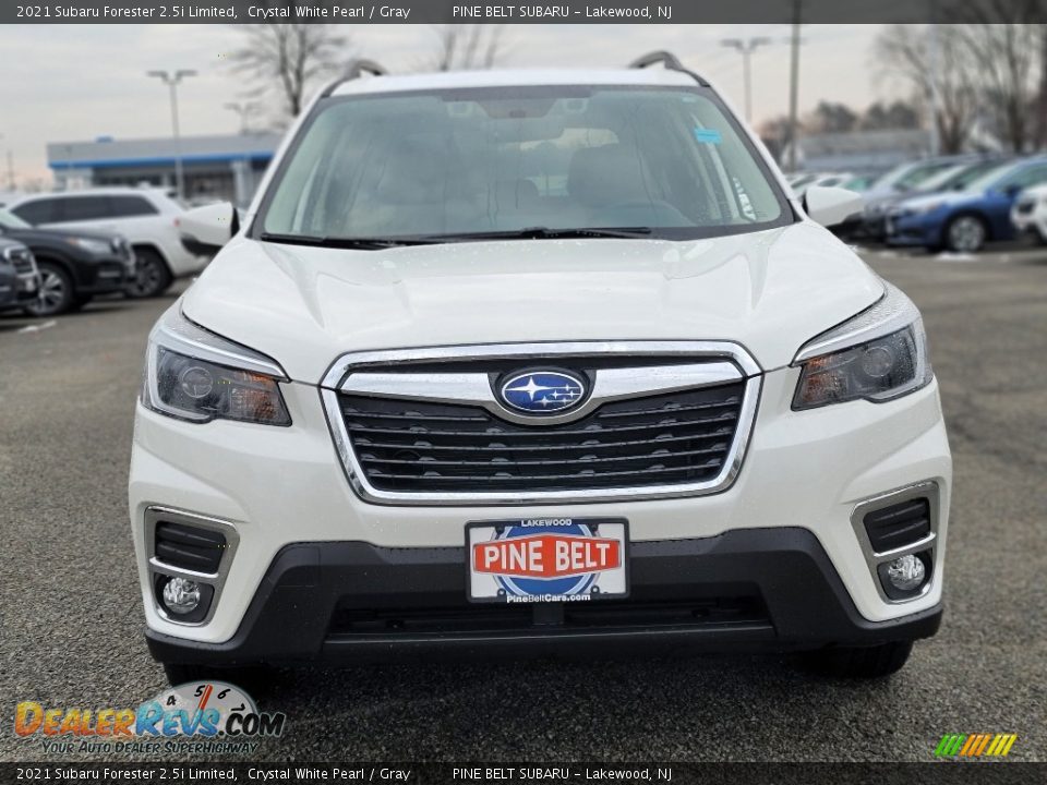2021 Subaru Forester 2.5i Limited Crystal White Pearl / Gray Photo #3