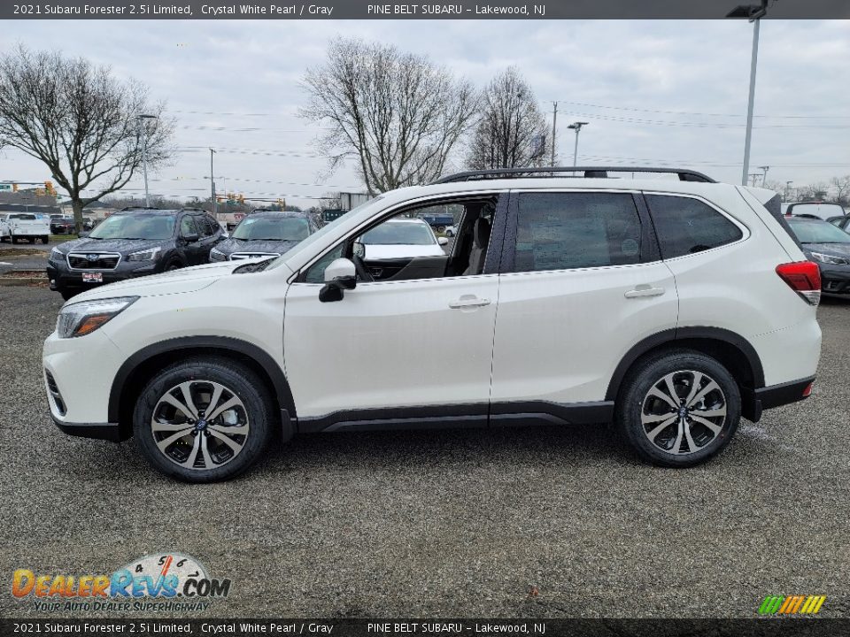 Crystal White Pearl 2021 Subaru Forester 2.5i Limited Photo #4
