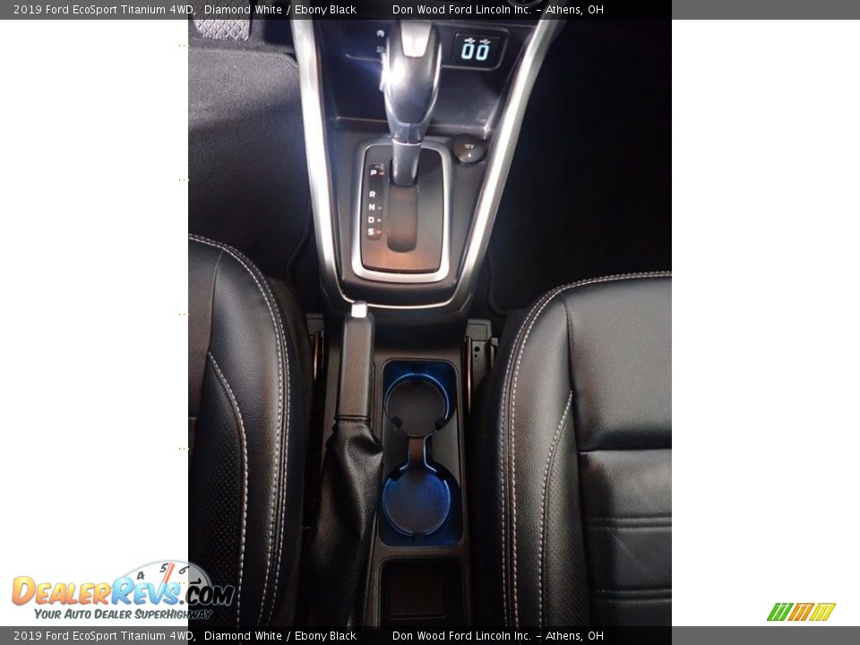 2019 Ford EcoSport Titanium 4WD Diamond White / Ebony Black Photo #34