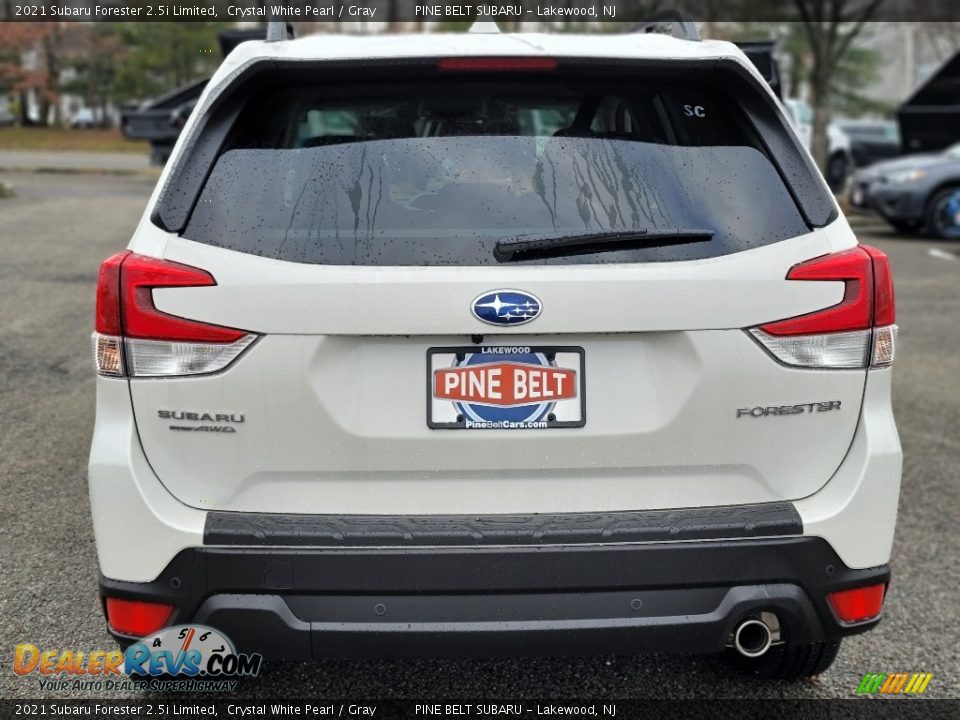 2021 Subaru Forester 2.5i Limited Crystal White Pearl / Gray Photo #7