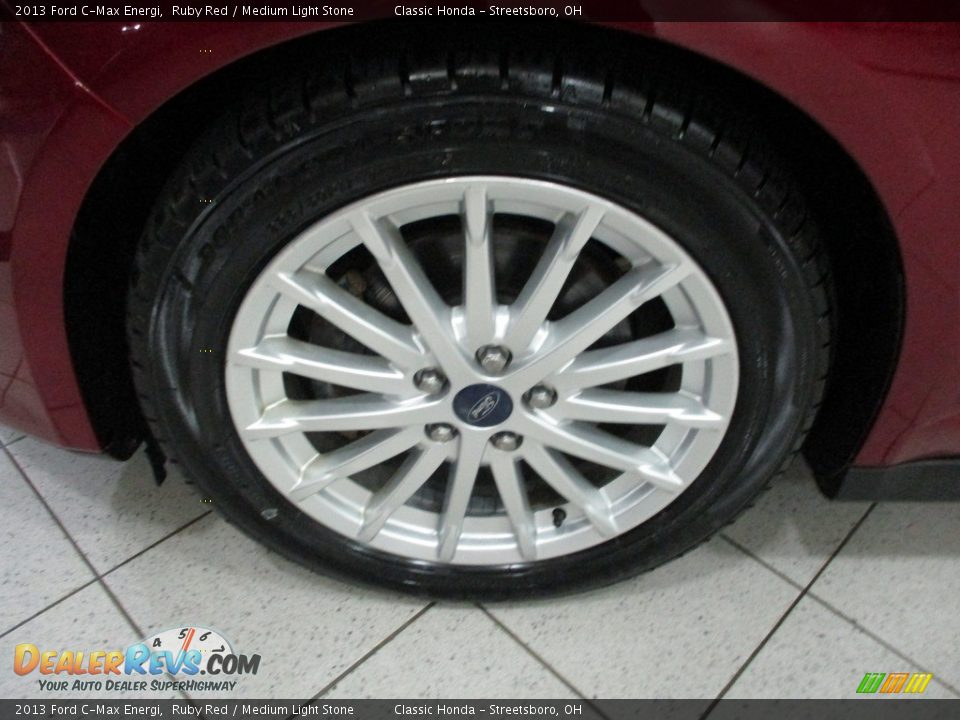 2013 Ford C-Max Energi Ruby Red / Medium Light Stone Photo #13