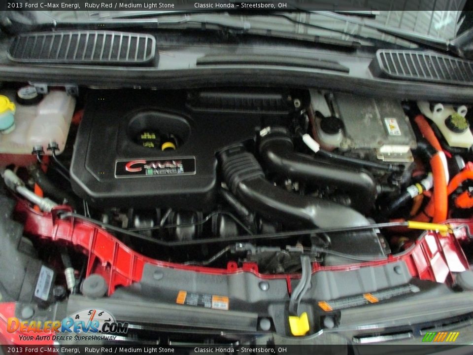 2013 Ford C-Max Energi Ruby Red / Medium Light Stone Photo #14