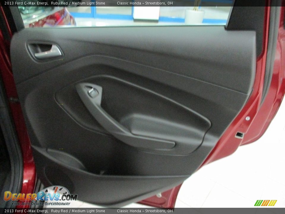 2013 Ford C-Max Energi Ruby Red / Medium Light Stone Photo #18