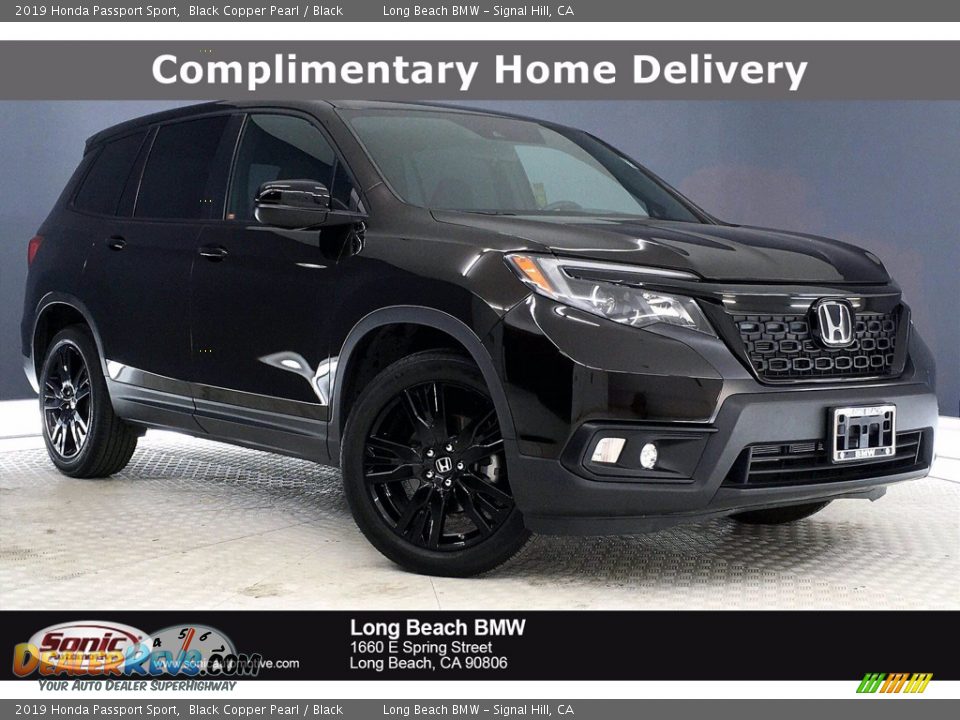 2019 Honda Passport Sport Black Copper Pearl / Black Photo #1