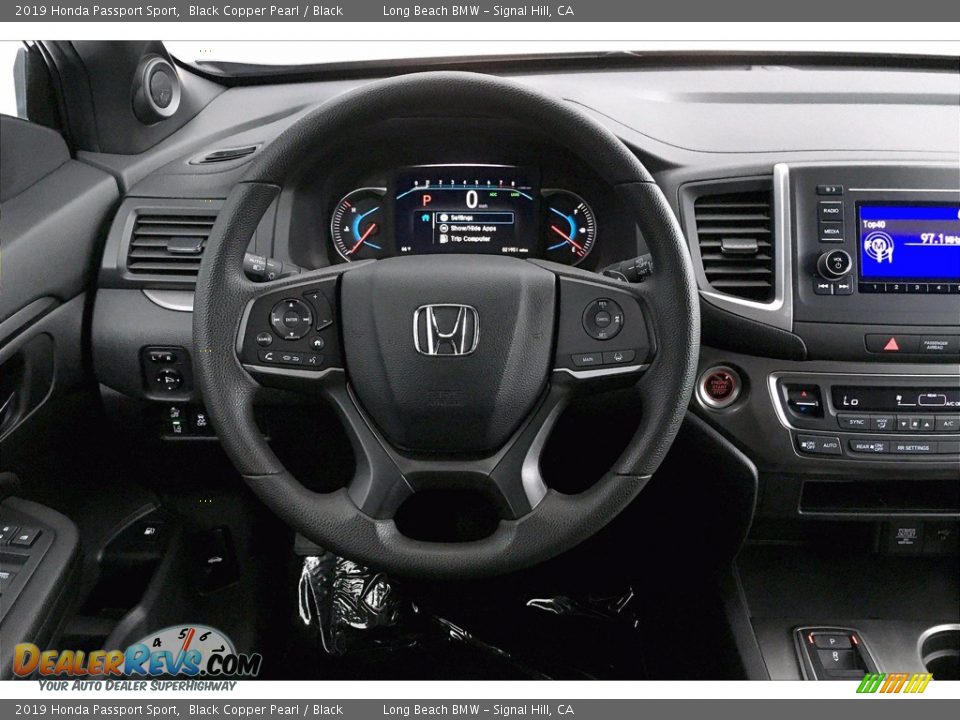 2019 Honda Passport Sport Steering Wheel Photo #4