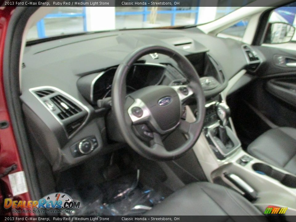 2013 Ford C-Max Energi Ruby Red / Medium Light Stone Photo #27