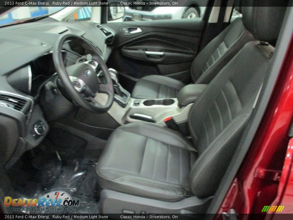 2013 Ford C-Max Energi Ruby Red / Medium Light Stone Photo #28