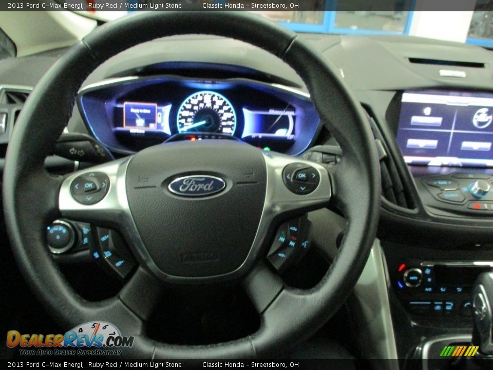 2013 Ford C-Max Energi Ruby Red / Medium Light Stone Photo #29
